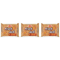 Pack of 3 - Parle Krack Jack Original Sweet & Salty Crackers 8 Pack - 480 Gm (16.93 Oz)