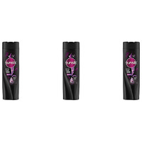 Pack of 3 - Sunsilk Stunning Black Shine Shampoo - 360 Ml (12.17 Oz)