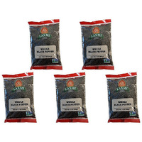 Pack of 5 - Laxmi Whole Black Pepper - 200 Gm (7 Oz)