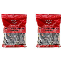 Pack of 2 - Deep Red Chili Whole Kashmiri - 100 Gm (3.5 Oz)