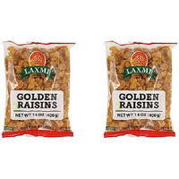 Pack of 2 - Laxmi Golden Raisins - 14 Oz (400 Gm)