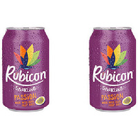 Pack of 2 - Rubicon Sparkling Passion Fruit Drink - 355 Ml (12 Oz)