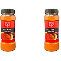 Pack of 2 - Deep Red Chili Powder Extra Hot - 400 Gm (14 Oz)