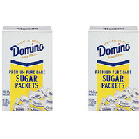Pack of 2 - Domino Pure Cane Sugar 100 Packets - 12.3 Oz (350 Gm)