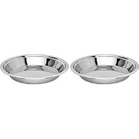 Pack of 2 - Super Shyne Stainless Steel Paraat Dough Bowl