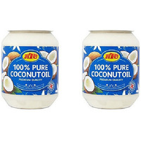 Pack of 2 - Ktc Coconut Oil - 500 Ml (16.9 Fl Oz)