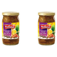 Pack of 2 - National Hyderabadi Mixed Pickle - 320 Gm (11.29 Oz)