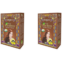 Pack of 2 - Kangana Natural Brown Henna No Ammonia - 60 Gm (2.11 Oz)