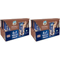 Pack of 2 - Vadilal Chocolate Badam Milk 6 In 1 Value Pack - 180 Ml (6 Fl Oz) [Fs]