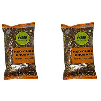 Pack of 2 - Aara Red Chilli Crushed - 200 Gm (7 Oz)