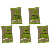 Pack of 5 - Aara Poppy Seeds - 100 Gm (3.5 Oz)