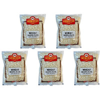 Pack of 5 - Shreeji Wheat Plain Mamra - 400 Gm (14 Oz)