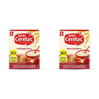Pack of 2 - Nestle Cerelac Wheat Apple Cherry - 300 Gm (10.5 Oz)