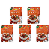 Pack of 5 - Shan South Indian Meat Masala - 165 Gm (5.8 Oz)