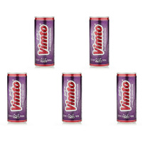 Pack of 5 - Vimto Sparkling Carbonated Flavoured Drink - 250 Ml (8.45 Fl Oz)