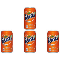 Pack of 4 - Fanta Orange Mini - 7.5 Fl Oz (222 Ml) [Fs]