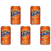 Pack of 5 - Fanta Orange Mini - 7.5 Fl Oz (222 Ml) [Fs]