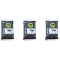 Pack of 3 - Aara Sesame Seeds Black - 100 Gm (3.5 Oz)