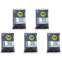 Pack of 5 - Aara Sesame Seeds Black - 100 Gm (3.5 Oz)