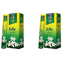 Pack of 2 - Cycle No 1 Lily Agarbatti Incense Sticks - 120 Pc
