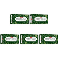 Pack of 5 - Hem Forest Flower Premium Masala Incense Sticks - 120 Pc