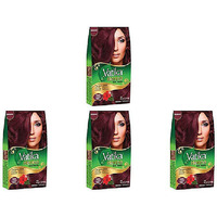 Pack of 4 - Vatika Henna Hair Color Dark Brown - 60 Gm (2.1 Oz)
