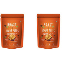Pack of 2 - Roast Foods Sorghum Jowar Puffs Indian Spices - 70 Gm (2.46 Oz)