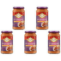 Pack of 5 - Patak's Spicy Butter Chicken Curry Sauce Hot - 15 Oz (425 Gm)