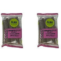 Pack of 2 - Aara Cinnamon Sticks Flat - 100 Gm (3.5 Oz)