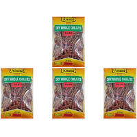 Pack of 4 - Anand Dry Whole Chillies Teja - 400 Gm (14 Oz)