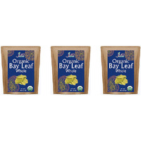 Pack of 3 - Jiva Organics Organic Bay Leaf Whole - 227 Gm (8 Oz)