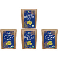 Pack of 4 - Jiva Organics Organic Bay Leaf Whole - 227 Gm (8 Oz)