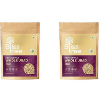 Pack of 2 - Bliss Tree Whole Urad Dal - 4 Lb (1.81 Kg)