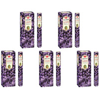 Pack of 5 - Hem Precious Lavender Agarbatti Incense Sticks - 120 Pc