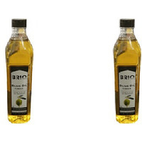 Pack of 2 - Brio Cold Pressed Extra Virgin Olive Oil - 1 L (33.8 Fl Oz)