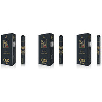 Pack of 3 - Zed Black Agarbatti Incense Sticks 3 In 1 - 120 Pc