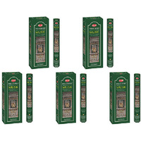 Pack of 5 - Hem Precious Musk Agarbatti Incense Sticks - 120 Pc