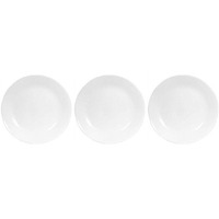 Pack of 3 - Corelle Winter Frost White Round Dinner Plate - 10.25 In