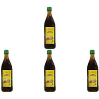 Pack of 4 - Jiva Organics Organic Sesame Oil Cold Pressed - 1 L (33.8 Fl Oz)