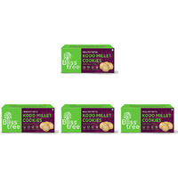 Pack of 4 - Bliss Tree Kodo Millet Cookies - 75 Gm (2.64 Oz))