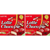 Pack of 2 - Lotte Choco Pie - 336 Gm (11.5oz)