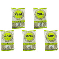 Pack of 5 - Aara Green Vatana Whole - 908 Gm (2 Lb)