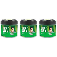 Pack of 3 - Set Wet Styling Gel Party Shine - 250 Gm (8.7 Oz)