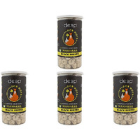 Pack of 4 - Deep Fox Nuts Makhana Black Pepper - 90 Gm (3.2 Oz)