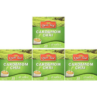 Pack of 4 - Quik Tea Cardamom Instant Chai Tea Latte - 480 Gm (17 Oz)