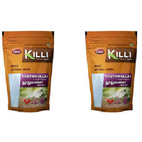 Pack of 2 - Gtee Killi Thuthuvalai Dried Natural Herb - 100 Gm (3.5 Oz)