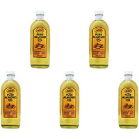 Pack of 5 - Ktc Pure Almond Oil - 300 Ml (10.14 Fl Oz)