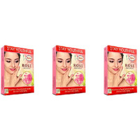 Pack of 3 - Ayur Herbals Rose Face Pack - 100 Gm (3.5 Oz)