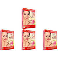 Pack of 4 - Ayur Herbals Rose Face Pack - 100 Gm (3.5 Oz)