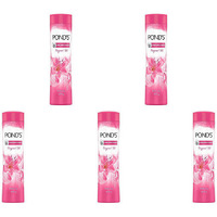 Pack of 5 - Pond's Dreamflower Talcum Powder Pink Lily - 400 Gm (14 Oz)
